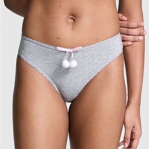 🔥VS Pink NEW release powder puff cotton cheeky panty sz XXL NWT